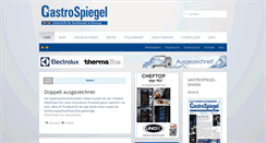 Desktop Screenshot of gastrospiegel.de