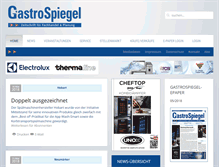 Tablet Screenshot of gastrospiegel.de